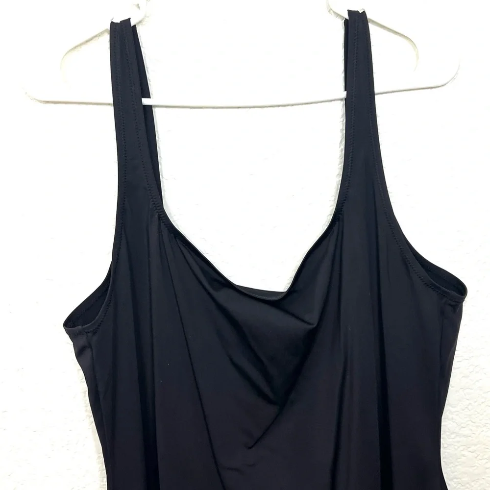 Skims Swim Tank Dress Black Size 4X New